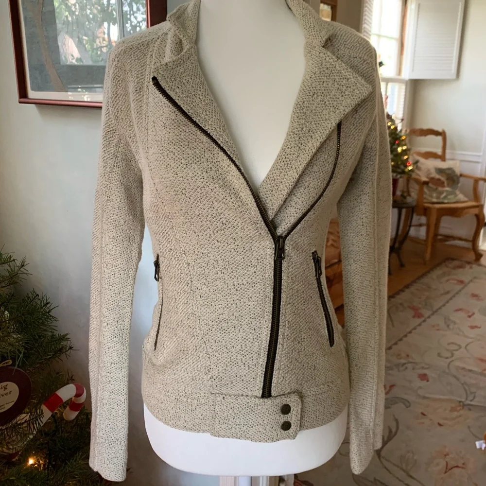 Lucky Brand White Textured Blazer - Picture 5 of 6